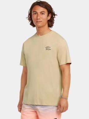 tricou cu maneci scurte pt. barbati O'Neill O'Neill Retro Back Print T-Shirt nisip 1