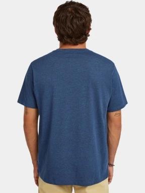 tricou cu maneci scurte pt. barbati O'Neill O'Neill Melange Chest Print T-Shirt albastru inchis 3