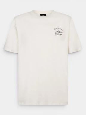 tricou cu maneci scurte pt. barbati O'Neill O'Neill Beach Chest Print T-Shirt alb 1