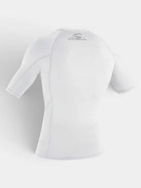 lycra cu maneci scurte pt. barbati O'Neill Basic Skins S/S Rash Guard alb 3
