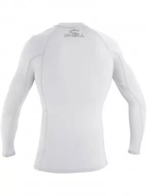lycra cu maneci lungi pt. barbati O'Neill Basic Skins L/S Rash Guard alb 3
