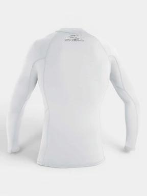lycra cu maneci lungi pt. barbati O'Neill Basic Skins L/S Rash Guard alb 3