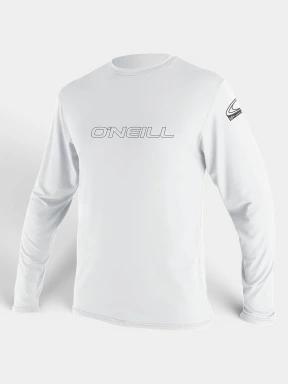 lycra cu maneci lungi pt. barbati O'Neill Basic Skins L/S Sun Shirt alb 3