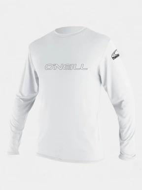 lycra cu maneci lungi O'Neill Youth Basic Skins L/S Sun Shirt alb 1