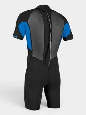 imbracaminte din neopren, cu maneci scurte O'Neill Youth Reactor-2 2MM Back Zip S/S Spring negru 3