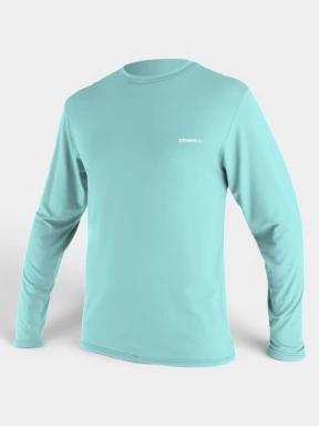 lycra cu maneci lungi pt. barbati O'Neill Basic Skins L/S Sun Shirt albastru deschis 1