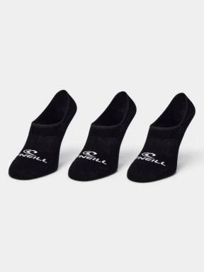 sosete discrete O'Neill O'Neill Women Men Footies 3-Pack negru 1
