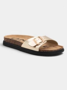 papuci pt. femei O'Neill Solana Slider Women Low auriu 1