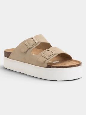 papuci pt. femei O'Neill Sandy Platform Slider Women Low nisip 1