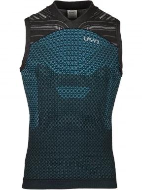 tricou pentru sport, cu maneci scurte pt. barbati UYN Man Running Coolboost Sleeveless gri 1