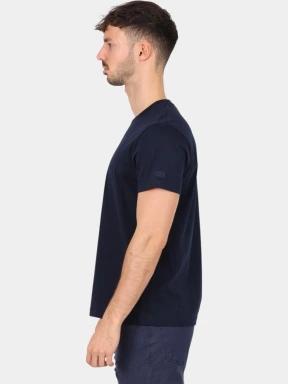 tricou cu maneci scurte pt. barbati TBS Omaritee albastru inchis 3