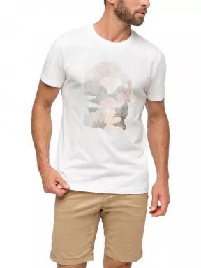 tricou cu maneci scurte pt. barbati TBS Paysatee alb 1