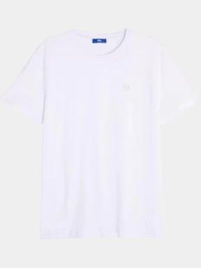 tricou cu maneci scurte pt. barbati TBS Pieretee alb 1