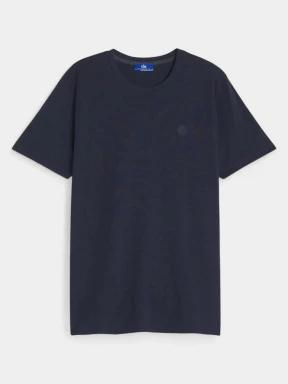 tricou cu maneci scurte pt. barbati TBS Pieretee albastru inchis 1
