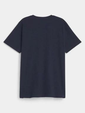 tricou cu maneci scurte pt. barbati TBS Pieretee albastru inchis 3