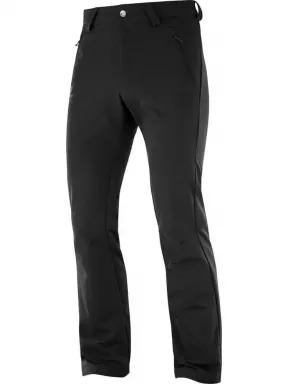 pantaloni de drumetie pt. barbati Salomon WAYFARER WARM STRAIGHT PA negru 1
