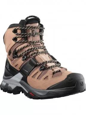 bocanci de drumetie impermeabili pt. femei Salomon Quest 4 Gtx W maro 1