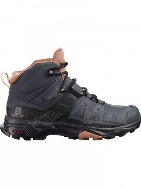 bocanci de drumetie impermeabili pt. femei Salomon X Ultra 4 Mid Gtx W negru 3