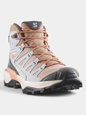 bocanci de drumetie impermeabili pt. femei Salomon X Ultra 360 Mid Gtx W maro 1
