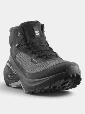 bocanci de drumetie impermeabili pt. barbati Salomon Genesis Mid Gtx negru 1