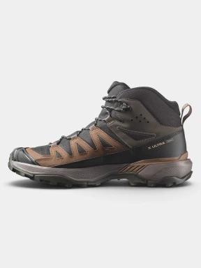 bocanci de drumetie impermeabili pt. barbati Salomon X Ultra 360 Mid Gtx oliv 3