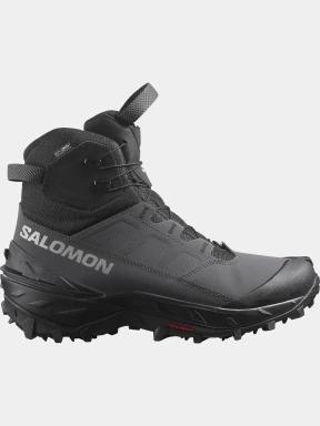 bocanci de drumetie pt. barbati Salomon CroSStrak Powder Wp gri 3
