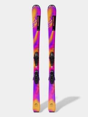 talpa schiuri Salomon L Lux Jr S + C5 GW J75 violet 1