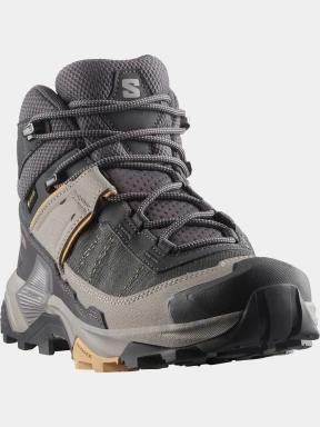 bocanci de drumetie pt. femei Salomon X Ultra 5 Mid GTX W gri 1