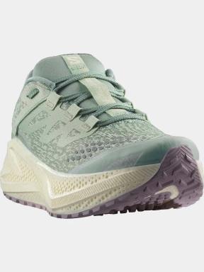pantofi pentru alergat pe asfalt pt. femei Salomon Aero Glide 3 Grvl W verde 1