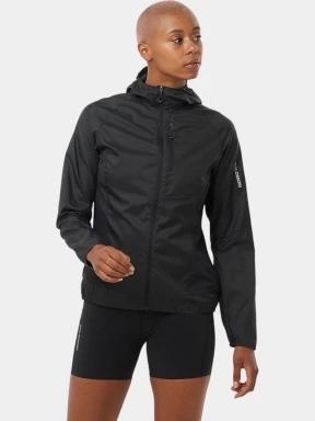 jacheta pentru alergare pt. femei Salomon CroSS Wind Jkt W negru 1