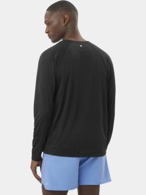 tricou cu maneci lungi, pentru sport pt. barbati Salomon Shkout Core Ls Tee M negru 3