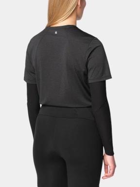 tricou pentru sport, cu maneci scurte pt. femei Salomon Shkout Core Ss Tee W negru 3