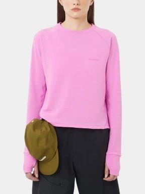 pulover pt. femei Salomon Sntial Lightwarm Cn W magenta 1