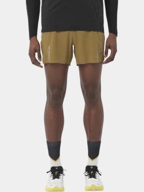 pantaloni scurti pentru sport pt. barbati Salomon Sense Aero 5'' Shorts M oliv 1