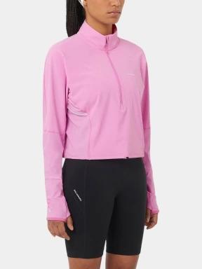 pulover pt. femei Salomon Sense Aero Hybd Cp Plvr W magenta 1
