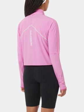 pulover pt. femei Salomon Sense Aero Hybd Cp Plvr W magenta 3
