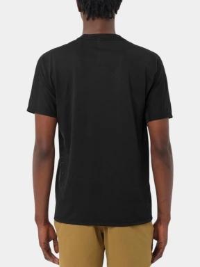 tricou pentru sport, cu maneci scurte pt. barbati Salomon Sense Aero Ss Tee Gfx M negru 3