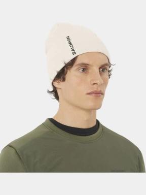 sapca Salomon Graphic Beanie alb 3