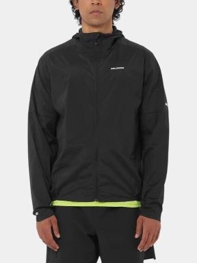 jacheta pentru alergare pt. barbati Salomon Sense Aero Wind Jkt M negru 1
