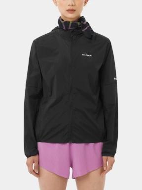 jacheta pentru alergare pt. femei Salomon Sense Aero Wind Jkt W negru 1
