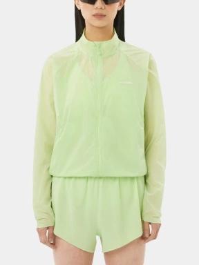 jacheta pentru alergare pt. femei Salomon Shkout Fly Jkt W verde deschis 1