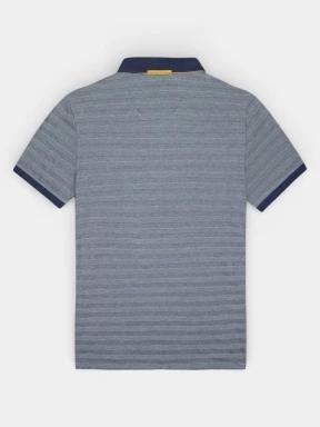 tricou cu guler pt. barbati TBS Sammipol albastru 3