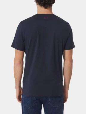 tricou cu maneci scurte pt. barbati TBS Smithtee albastru inchis 3
