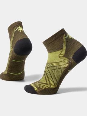ciorapi sport Smartwool Run Zero Cushion Ankle Socks oliv 1