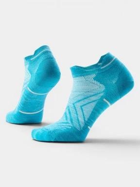 ciorapi sport pt. femei Smartwool Women's Run Zero Cushion Low Ankle Socks Run albastru deschis 1