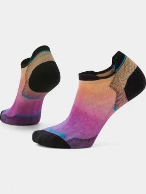 ciorapi sport pt. femei Smartwool Women's Run Zero Cushion Ombre Print Low Ankle Socks portocaliu 1