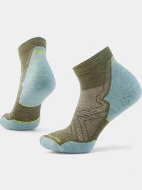 ciorapi sport pt. femei Smartwool Women's Run Targeted Cushion Ankle Socks oliv 1
