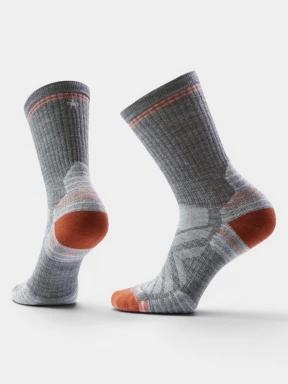 ciorapi pentru drumetii pt. femei Smartwool Women's Hike Targeted Cushion Crew Socks gri 1