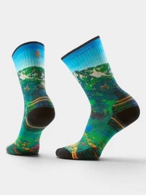 ciorapi pentru drumetii pt. femei Smartwool Women’s Hike Targeted Cushion Mountain L multicolor 1