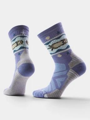 ciorapi pentru drumetii pt. femei Smartwool Women's Hike Light Cushion Otter Float C violet 1